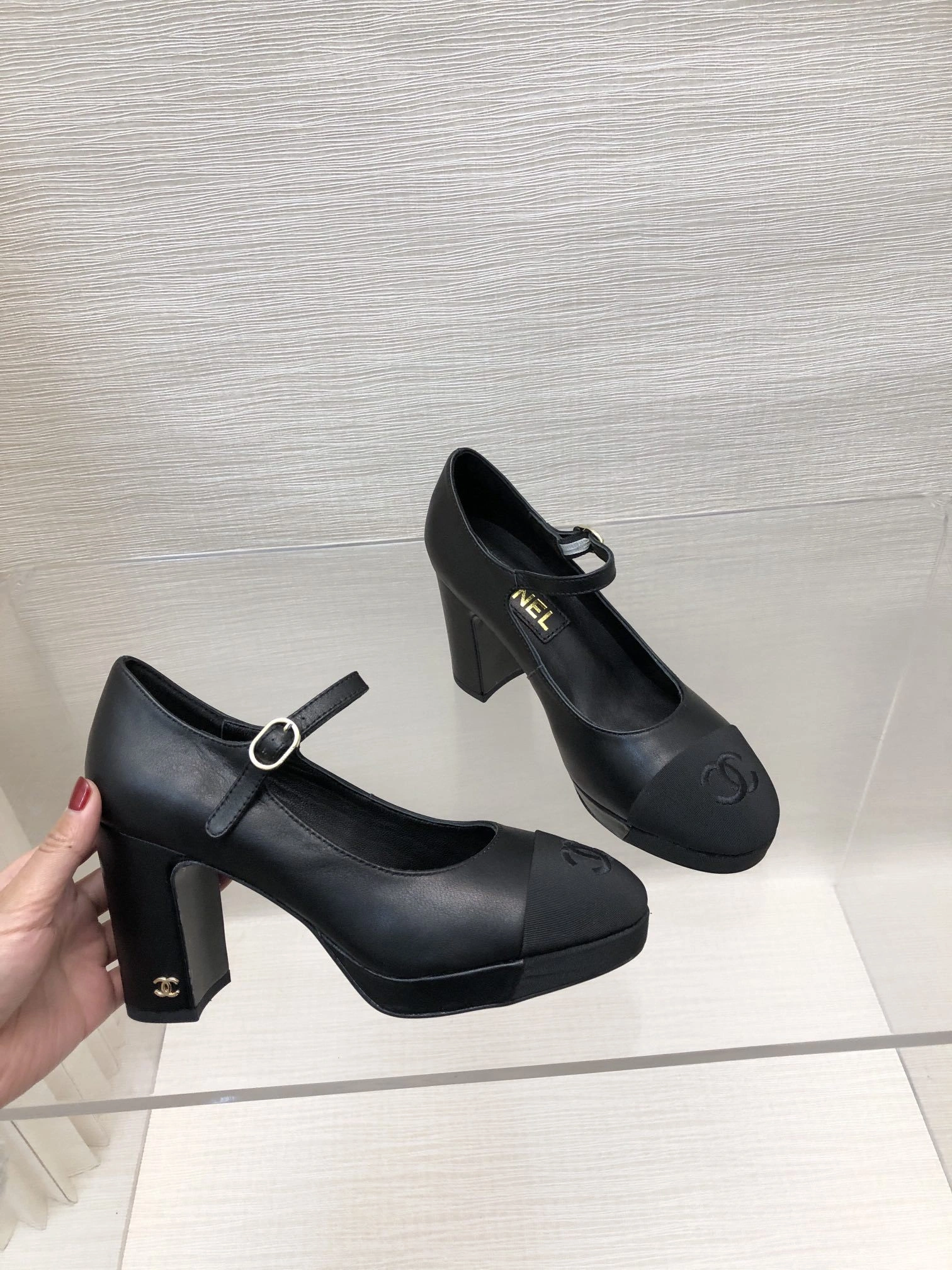 &COCO-- 3h1958 G45118 B14015 94305 Heel height：9.5CM cowhide sheepskin item:D-X000F2834